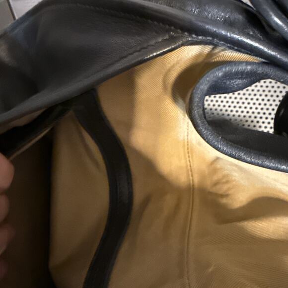 Coach Vintage Crescent Flap Turnlock Black Leather Shoulder/Crossbody Bag - Picture 11 of 16